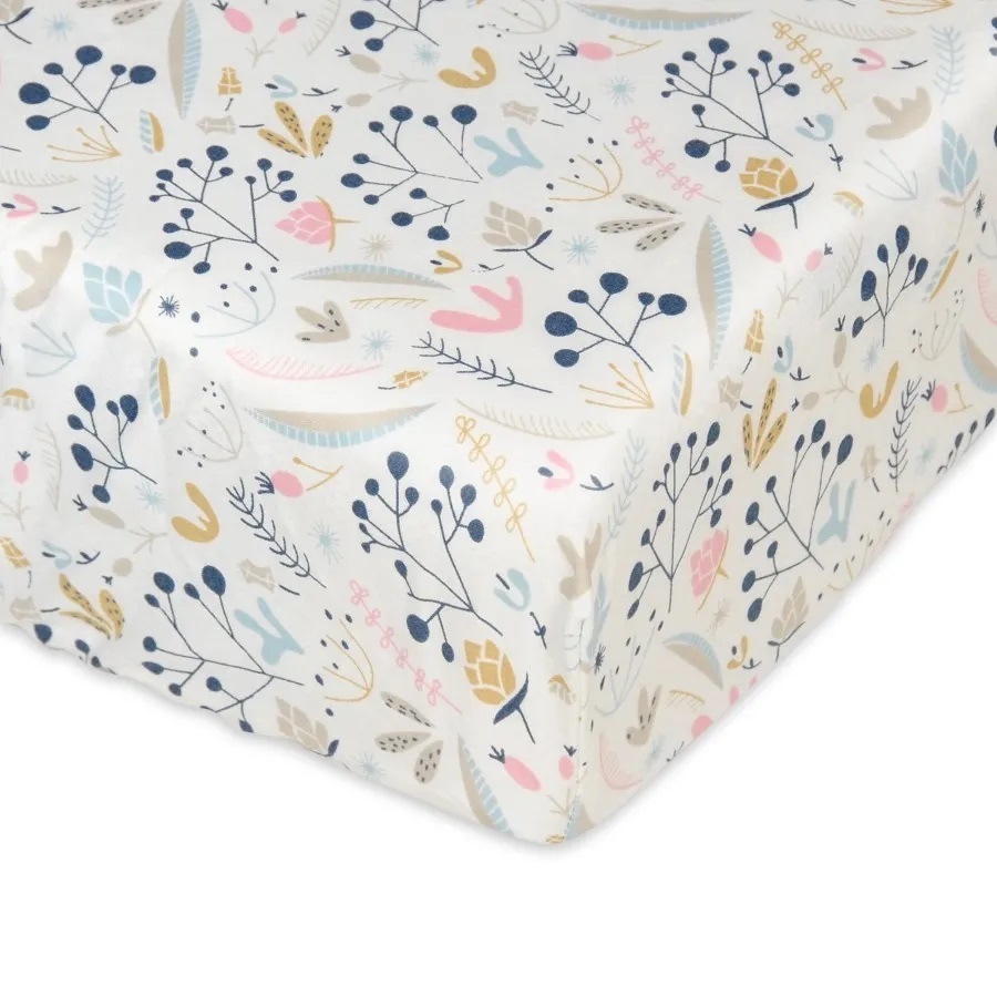 BabyMatex Prześcieradło z Gumką Łąka 120x60